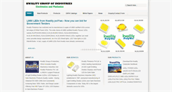 Desktop Screenshot of kwalityphotonics.com